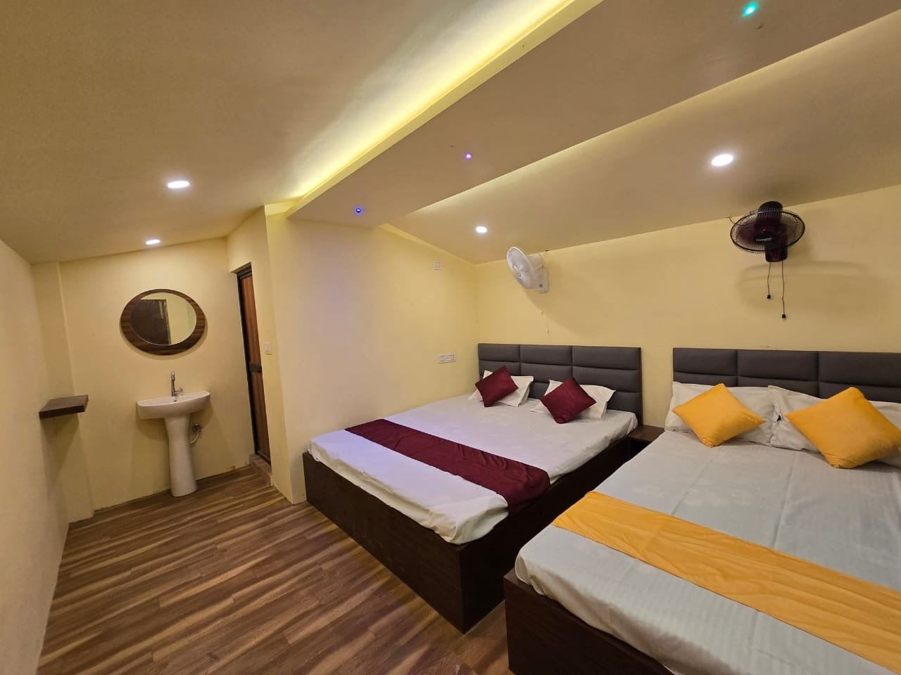 AC family room at Jolly Jungle Beach Resort Balasore